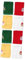 Cabilock 2 Sets Quadratisches Handtuch Lappen Handtuch Bestickt S-handtücher Set Dekorative Handtücher Weihnachtshandtuch 4 Stück
