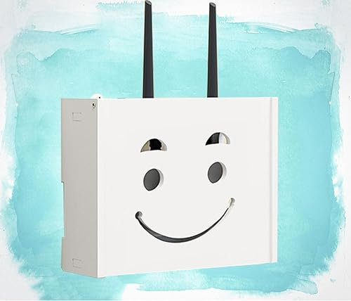 WLAN Router Aufbewahrungsbox Schwarz Router Box Wand Holz Kabel Verstecken Box Groß Kabel Boxen Aufbewahrung,B-22x20x8.5cm