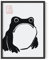HAUS AND HUES Japandi Frosch-Poster – Vintage-Matsumoto-Frosch-Poster, Wabi Sabi japanische Kunst, Japandi-Kunst für Schlafzimmer, asiatische Dekoration, 30,5 x 40,6 cm, ungerahmt