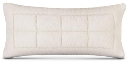 Kissenhülle 40x80cm inkl. Kissen - Sherpa-Fleece - Kuscheliger Bezug mit Reißverschluss - ideal als Dekokissen Schlafkissen Sofakissen - Öko Tex