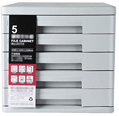 Aktenschränke Schublade Kunststoff Tischplatte Büro Desktop Schrank Datenaufbewahrungsbox Datei Kleines weißes Etikett liefert PP-Kunststoff (25 x 34 x 26 cm) Bücherregal (Farbe: B1)