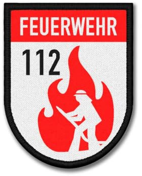 Copytec Patch Feuerwehr 112 Aufnäher#38912