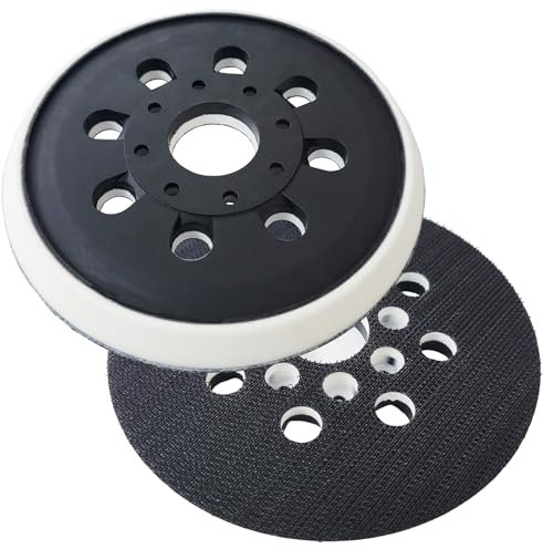 2 Pcs 125mm Hook and Loop Sanding Backing Pad Replacement Part Compatible With Bosch PEX220 PEX220A Skil 7402 7490 OE: 2609000750