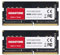 【DDR4 RAM Nur für Laptops】 GIGASTONE 16GB Kit (2x8GB) DDR4 3200MHz (2933MHz or 2666MHz) PC4-25600(PC4-23400/21300) CL22 1.2V SODIMM 260Pin Nicht-ECC ungepuffert Notebook Laptop Speicher-Upgrade