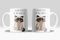 newseny Taza graciosa gato borde frase: Trabajo duro para que mi gato viva mejor - Taza gatos graciosos de 350ml - Taza regalo humor sarcástico (buen dia no me hables)