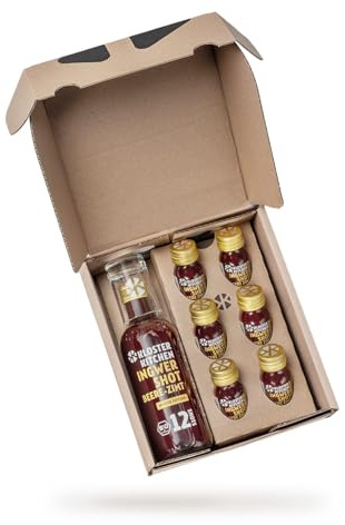 Kloster Kitchen Bio Ingwer Beere Zimt Box I 3 Sorten mit echten Ingwerstückchen I Geschenkset Männer und Frauen Ingwershot vegan I süß-scharf & natürliche Süße (inkl. 0,25€ EINWEG Pfand)