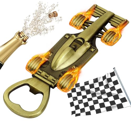 Car Bottle Opener, Unique Racing Car Design, Perfect Gifts for Men, Ideal for Fathers, Birthdays, Christmas, Fun and Functional Beer Bottle Opener
