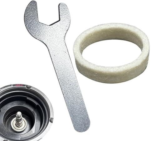Ersatz-Filzscheibe für Espressomaschine – Dichtungszubehör für Espressomühle, Wollring für -Kaffeemaschine 8er-Serie, Filzwascher für Kaffeemühlen, Ersatzscheibe für Kaffeezubereitung zu Hause