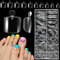XIAOHEBAN 240 Stück Fußnägel Tips, 12 Größen Tips Für Fussnägel Künstliche Fussnägel Transparente, Artificial Toe Nail Tips, Soft Gel Tips Fuß Full Cover Toenail, Für Nagelkunst DIY