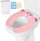 HOTUT Foldable Toilet Seat Children,Tragbar Reise Toilettensitz mit Storage Bag und Belohnungsaufkleber,Children's Toilet Seat,Rutschfest Travel Potty Seat für Kleinkind/Kinder(Rosa)