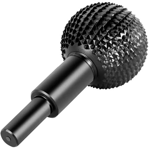 Ball Gouge for Wood Carving Sharp & Sturdy High Carbon Steel 40mm Ball Gouge Replacement Wood Carving Tools, Black Angle Grinder Attachment