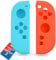 MatoSan® Juego de fundas de silicona para mando Switch 2, 2 unidades, con agarre mejorado, accesorios para Switch 2 (azul y rojo)
