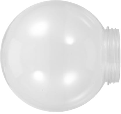 NUOBESTY Acryl Kugel Lampenschirm Ersatz Transparent für Außenbeleuchtung Garten Wandleuchte Deckenlampe mit Hoher Lichtdurchlässigkeit und Elegantem Design