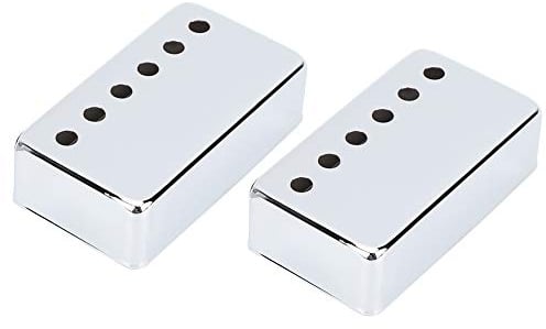 YUKOFE Couvercles de Micro en métal de qualité supérieure pour Guitare électrique, Accessoires de Micro de Guitare à 6 Cordes galvanisés durables, pièces de Rechange pour micros