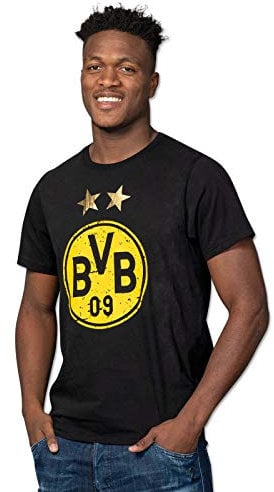 Borussia Dortmund, BVB-T-Shirt mit Logo, Schwarz, XL