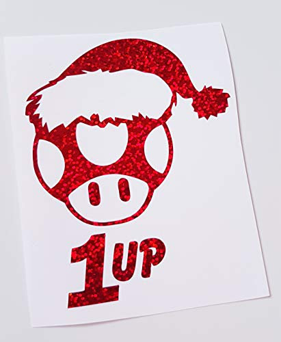 Schönheits Shop 1up Rot Farbwechsel Hologramm Effekt Flip Flop Tuning Aufkleber Decal Stickerbomb JDM Style Sticker Dub Dapper