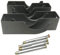 Traditional Column Radiator Brackets - 4 Pcs | Anthracite (115mm (A) x 40mm(B) x 80mm(C) x 55mm(D))