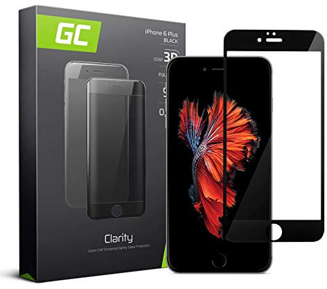 Green Cell Panzerglas für iPhone 6 Plus/6S Plus Displayschutzfolie Schutzfolie Schutzglas 9H Härte Anti Kratzern Ultra-dünn Glasfolie Glass Screen Protector Anti-Öl Panzerfolie Tempered Glass