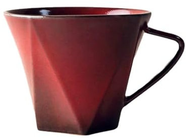 MMBUY Coffee Mug Large Ceramic Coffee Mug - Retro Tea Cup with Handle, Dishwasher & Microwave Safe, Ideal for Home/Office Use, Unique Gift for Any Occasion(Red)(Red)