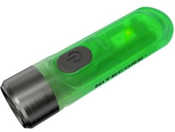 Nitecore Tiki GITD Schlüsselanhänger leuchtet im Dunkeln, transparent, Einheitsgröße, Farblos