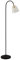 Lucande Stehlampe Anjita (Retro, Vintage Antik) in Schwarz aus Glas (1 flammig E27) - Design Stehleuchte Floor Lamp Standleuchte Wohnzimmerlampe Wohnzimmerleuchte
