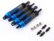 RC Car Stoßdämpfer, 80MM RC Car Stoßdämpfer vorne und hinten Zubehör für RGT 136100 1/10(Blau)