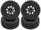4 Stück RC Short-Course Truck Reifen Reifenrad RC Modellauto Short Truck Road Reifen RC Zubehör Passend für 1/10 Traxxas Slash