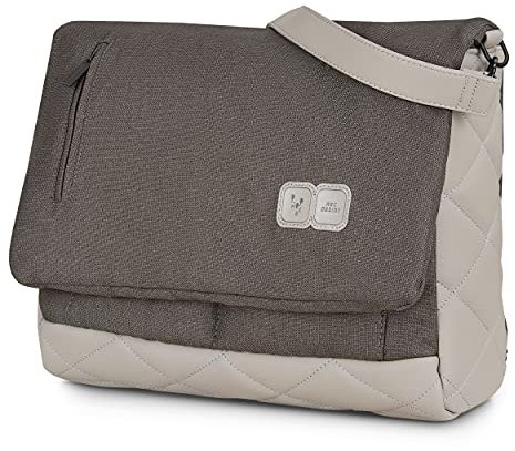 ABC Design Wickeltasche Urban Diamond Edition - Crossbody Bag mit Baby Zubehör – Messenger Bag - großes Hauptfach - breiten Schultergurt - Polyester - Farbe: herb