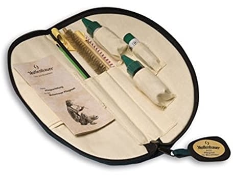 Mollenhauer Blockflötenpflegeset 8-teilig - Zubehör für Blockflöten aus Holz, inkl. Blockflötenöl, Fettstift, Wischerstab (Holz und Kunststoff), Bürste, Kleiner Pinsel, Pfeifenreiniger