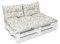 Amilian Palettenkissen Set 1x 120x80 cm+ 2X 40x60 cm- Auflagen, Kissen & Polster, Ideal für Indoor und Outdoor Nutzung- Bodenkissen, Robustes Palettenkissen Outdoor - Klamatis