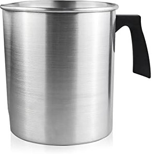 FOVNOT Kit para Hacer Velas Caseras, Jarra de Cera de 1.2L Sin Goteo Kit para Hacer Velas Mango Resistente al Calor Bote de Cera Kit Velas para Kit Velas Fabricacion y Jabones