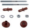 AERZETIX - C65161 - Satz Wandbefestigung für hängewaschbecken sanitär schraube M8x120 mm - gewindebolzen - dübel Ø10x50 mm - set montage set für waschbecken befestigung arbeiten klempnerei