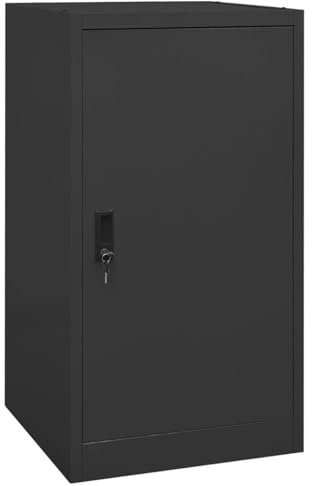 CIADAZ Sattelschrank, Werkstatteinrichtung, Metallschrank, Stahlschrank, Werkzeug Schrank, Aktenschrank, Werkzeugschränke, Büroschrank, Anthrazit 53x53x105 cm Stahl