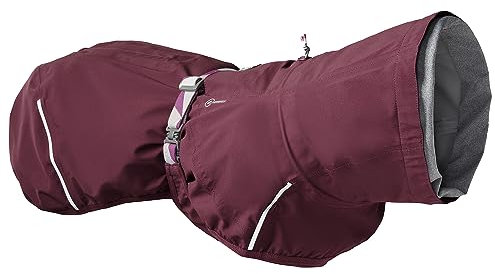 Hurtta Mudventure Coat ECO Regenjacke, Farbe:aubergine, Größe:50