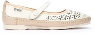 Pikolinos Ballerinas in Leder Aguilas für Frauen Farbe Blanco