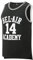 Aolapo Bel Air Jersey #14 Fresh Prince Bel Air Academy Herren Gelb Schwarz Grün Basketball Trikots Ärmellos, Schwarz, Klein