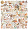 Jeffdad Vintage Sticker Aesthetic Aufkleber, 110 Stück wasserfeste Vinyl Scrapbook Sticker Retro Aufkleber, Retro Stickers Set für Laptop Wasserflaschen Skateboard Helm Koffer Motorrad Geeignet
