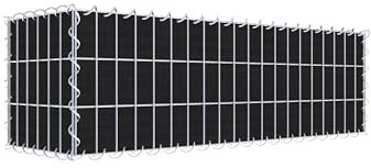 Begrünte Gabione mit Vlies 100 cm x 30 cm x 30 cm (L x H x T), Maschenweite 5 cm x 10 cm, Spirale