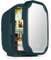 Yajuer Compact Refrigerator, Energy Efficient Small Fridge, Makeup Mini Refrigerator for Apartments, Bedroom, Dorm, Living, Kitchen, Office(Color:Dark green)