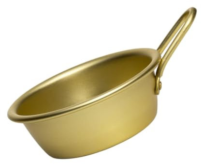 MOLUCKFU 1stück Koreanische Aluminium-schüssel Für Reiswein Ergonomischer Griff Für Restaurant Und Grill Langlebig Für Suppen Beilagen Und Dips
