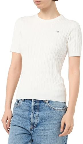 Gant Stretch Cotton Cable SS C-Neck