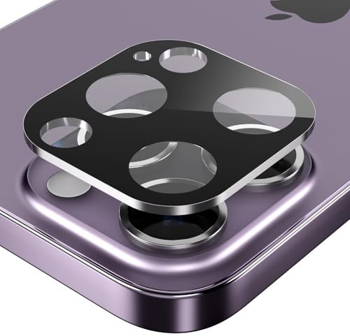 BARALARIQIU Camera Lens Protector Compatible with iPhone 12 Pro,9H Tempered Glass,Camera Lens Cover Protection, Ultra Clear Anti-Scratch, Day/Night Shots-Silver