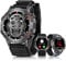MEGALITH Orologio Smartwatch Uomo Bluetooth: Risposta Chiamate Militare Smart Watch IP67 Impermeabil - Fitness 106+ Sportive SpO2 Sonno Monitor iOS Android Nero