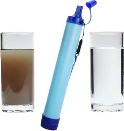 Wasserfilter - Wasser reinigen - Outdoor - Wasserfilter Überleben - Wasseraufbereitungsgerät - Für Sauberes Trinkwasser