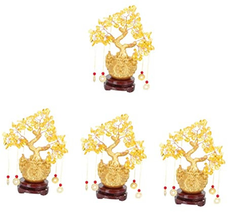 Cabilock 4 Piezas Adorno De Vaca Lechera Decoración De La Kawaii Soporte De Monitor Decoraciones De Feng Shui para El Hogar Lindos Accesorios De Escritorio El Plastico