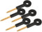 HANDLEZONE® Pack of 5 Universal Bolt Keys - Security Rack Star Key for Mortice Door and Window Rack Bolts, 80mm Key Length, 30mm Section