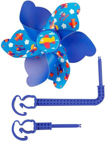 Wayfadacc Windmühlen-Windrad, bunte Dekorationen, Fahrräder, Lenker, Windrad für Kinderfahrräder, Lenker, Windrad