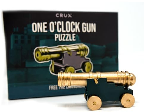 Crux Puzzles One O'Clock Gun Puzzle - Fun Sequential Discovery Puzzle For Adults