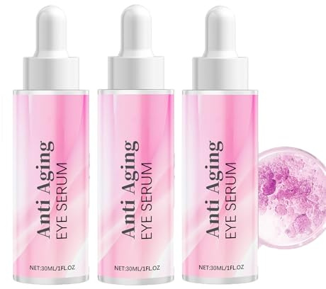 Firming Eye Cream for Crow’S Feet, Black Circles & Puffiness, Deeply Hydrating & Anti-Aging, Nourishing Eye Cream, Eye Brightener, Reduce Eye Bags and Wrinkles, Tightening Delicate Skin (3pcs)