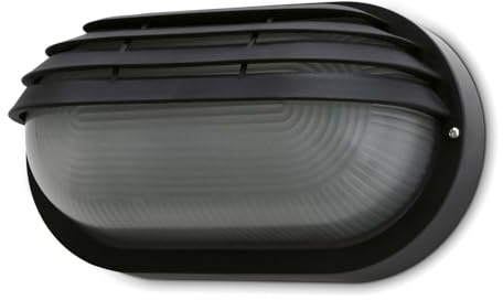 DOPO LIGHTING - Applique FAR (L.27 cm) - luce- IP44 - applique esterna - lampada da parete E27 - plafon 21W